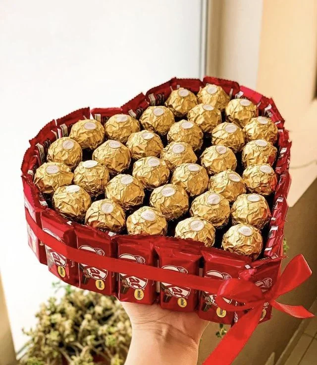 Heart-Shaped Chocolate Box