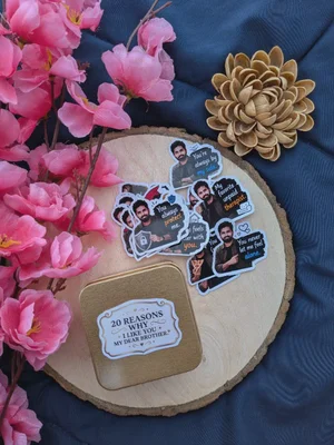 Personalized "20 Reasons Why" Golden Keepsake Box