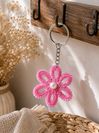 Pink Pearl Flower Keychain preview