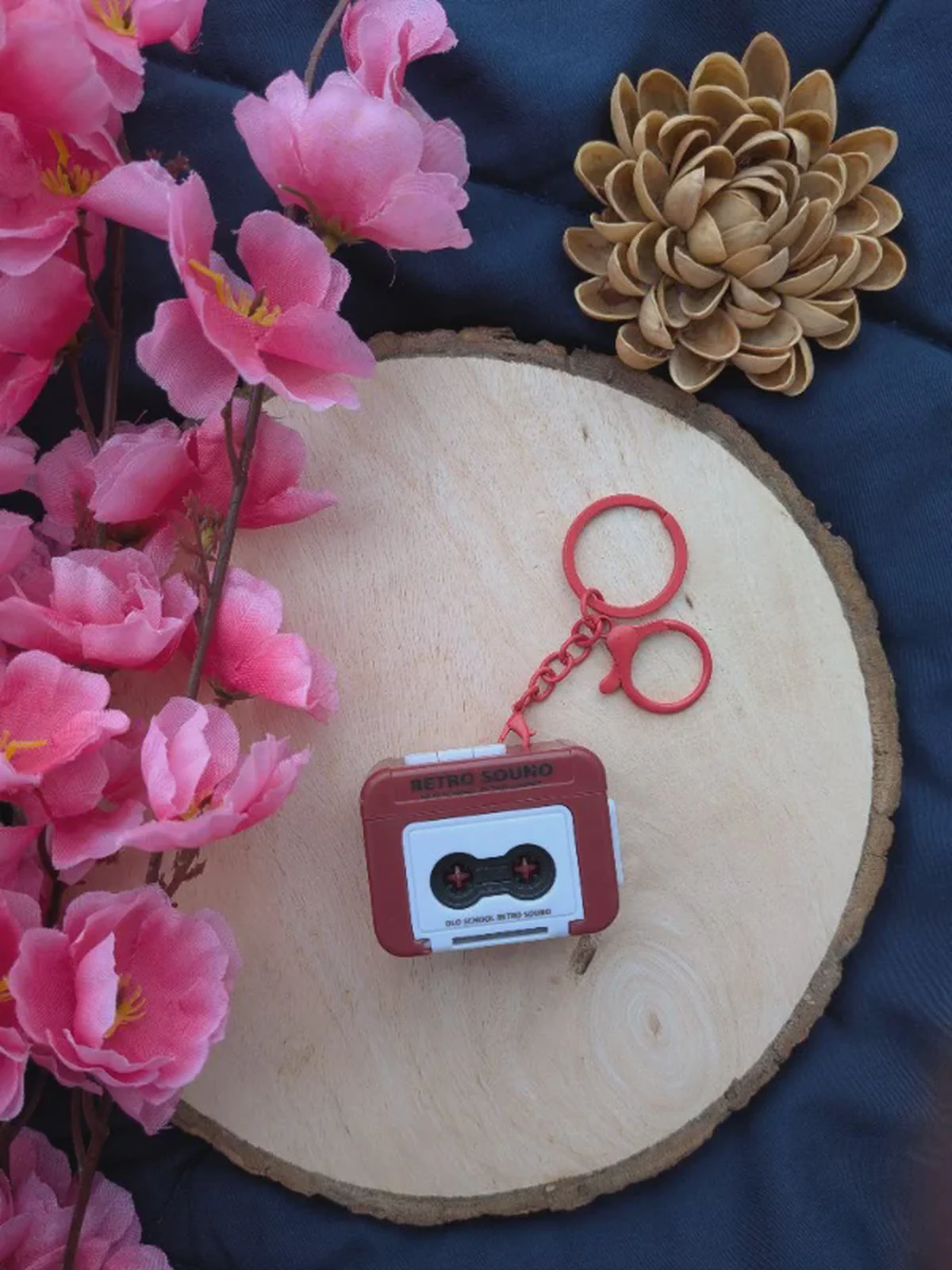 Retro Sound Mini Voice Recorder Keychain